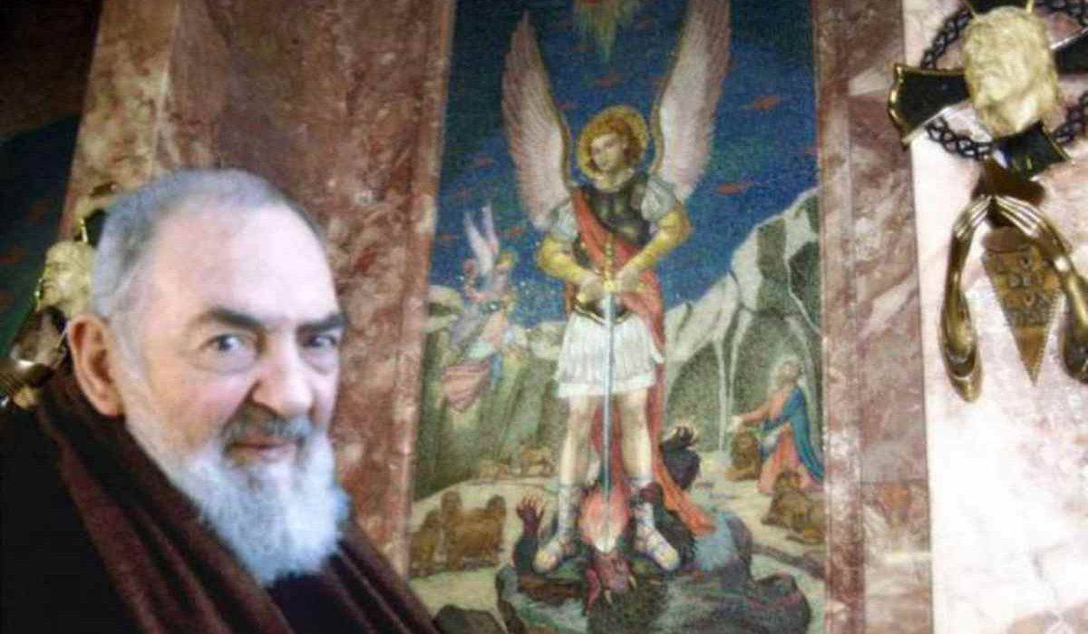 Padre Pio e angelo custode