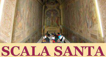La Scala Santa. Saliamo in ginocchio e chiediamo perdono.