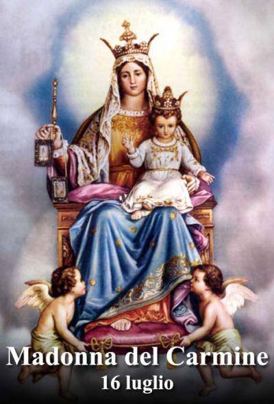 Oggi ci consacriamo alla Beata Vergine Maria del Monte Carmelo