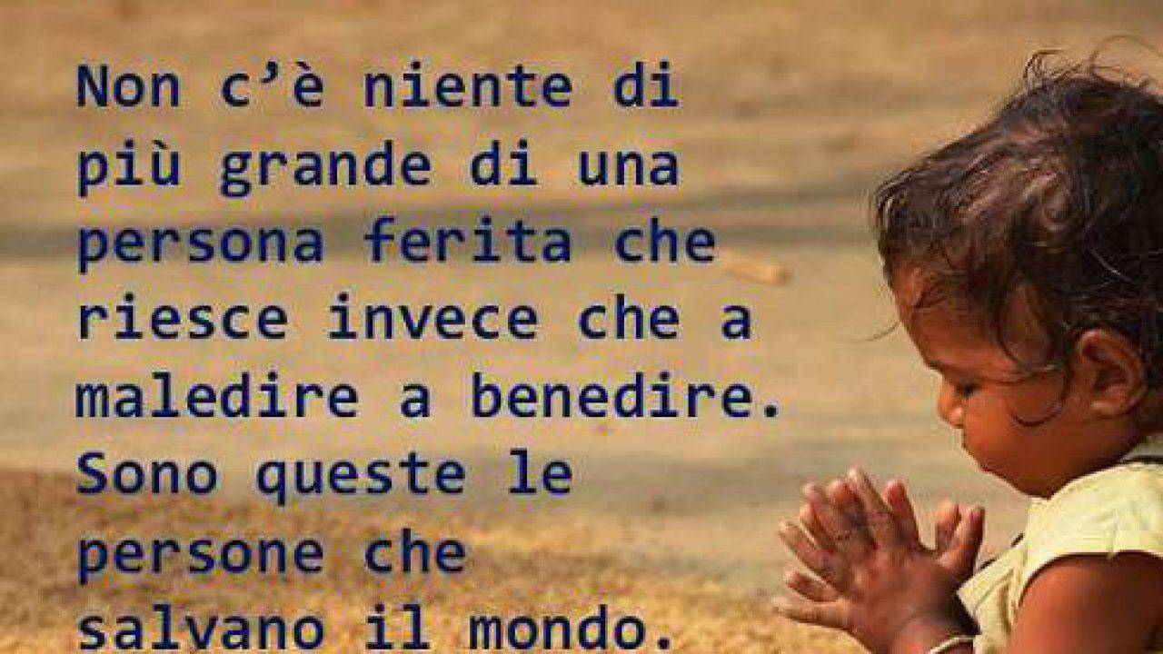 Benedici E Non Maledici La Luce Di Maria