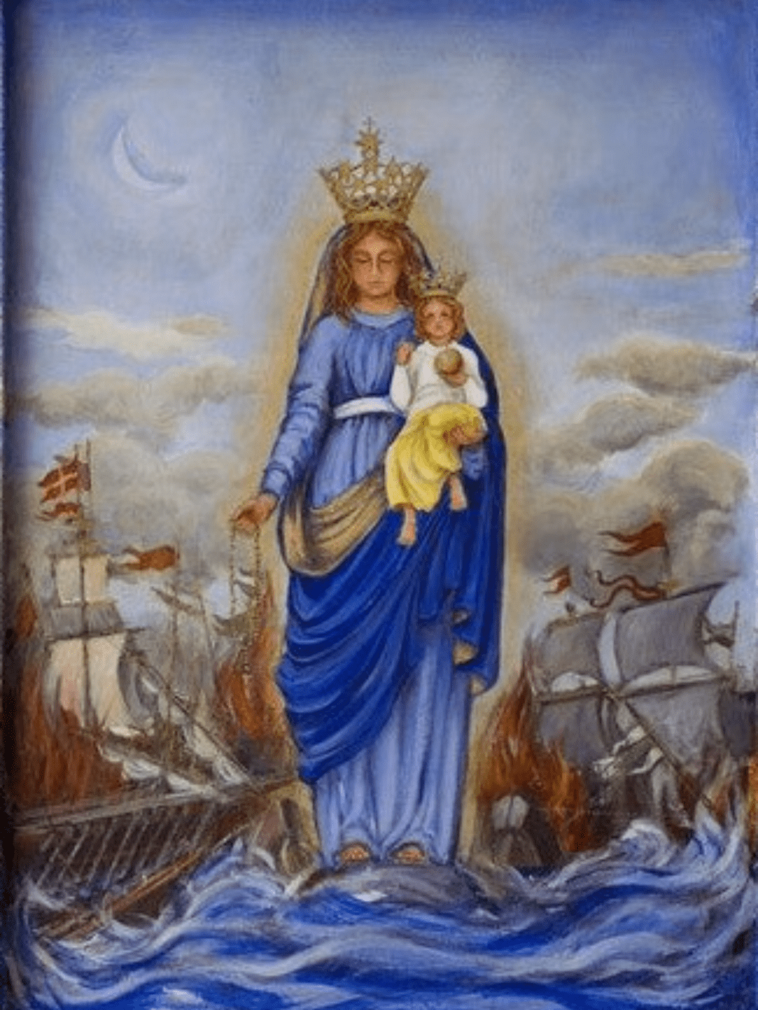 I miracoli straordinari della Vergine Maria durante la battaglia di ...