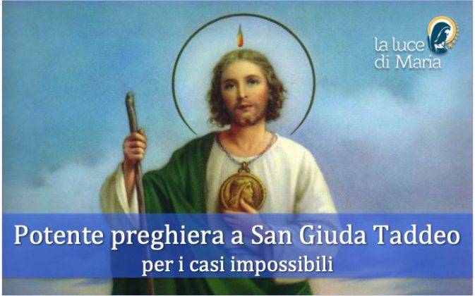 Preghiera a San Giuda Taddeo per i casi impossibili