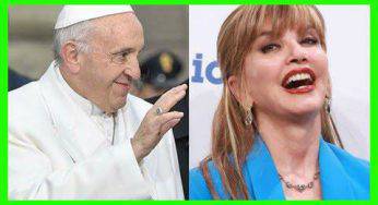 Milly Carlucci il suo rapporto con la fede e Papa Francesco