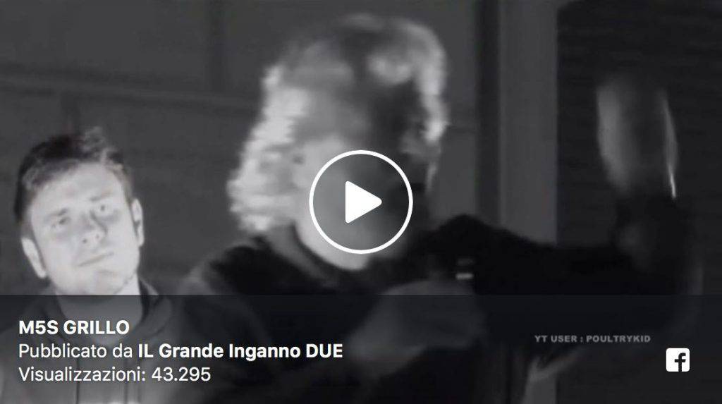 Beppe Grillo Lapsus Video