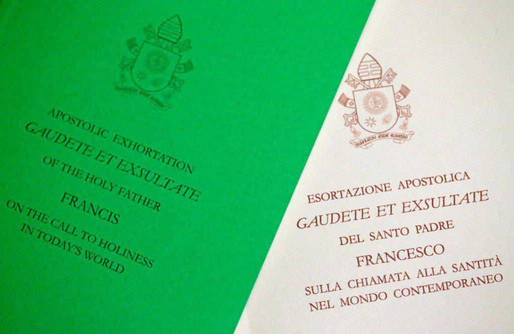 Il 9 aprile del 2018 papa Francesco ha proposto la Gaudete et exsultate