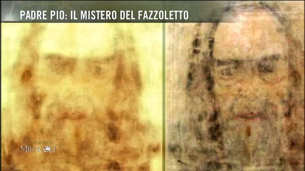 Sapete che c'è un fazzoletto che ritrae le sembianze di Padre Pio?