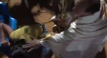 Gesù Eucarestia scaccia demone durante una messa in piazza – Video