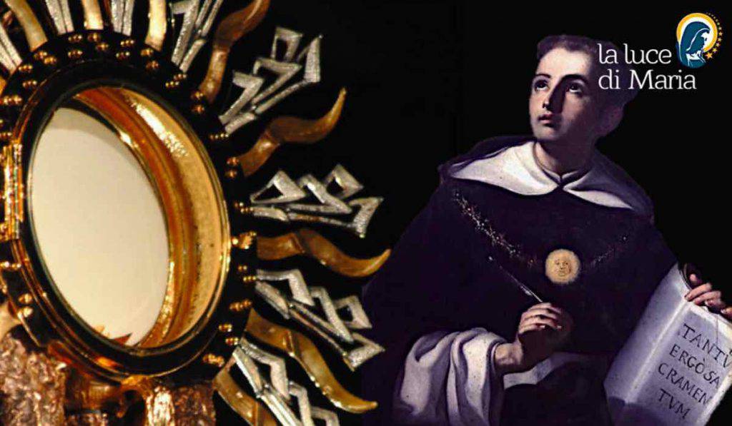 preghiera santissimo sacramento San Tommaso d'aquino