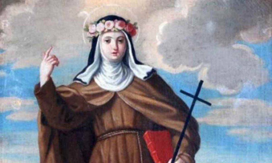 Santa Rosa da Viterbo, celebrata con