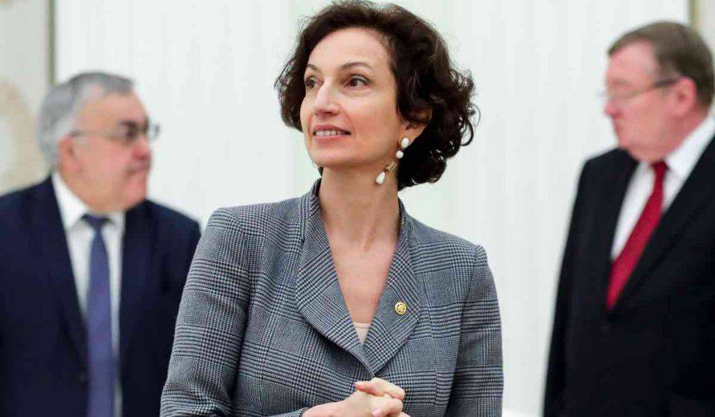 Acqua Audrey Azoulay - UNESCO