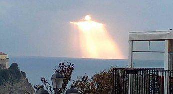 Gesù nel cielo di Agropoli: la foto più virale della settimana