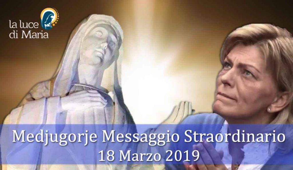 Medjugorje Messaggio 18 Marzo 2019