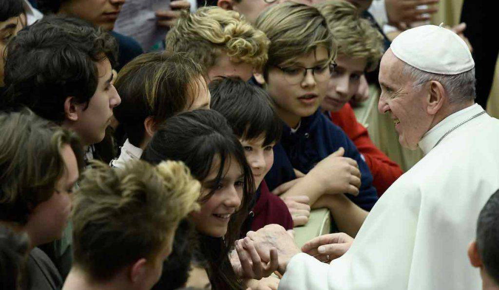 papa francesco bambini