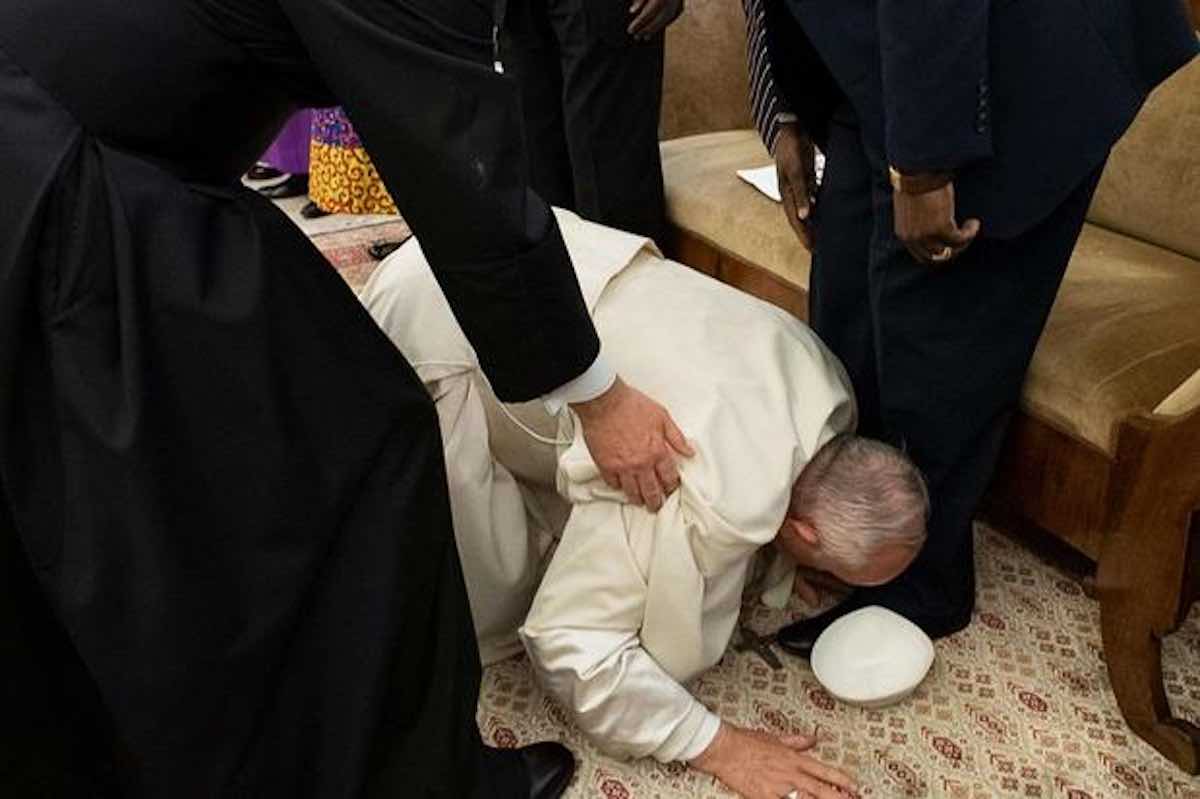 Papa Francesco Sud Sudan pace