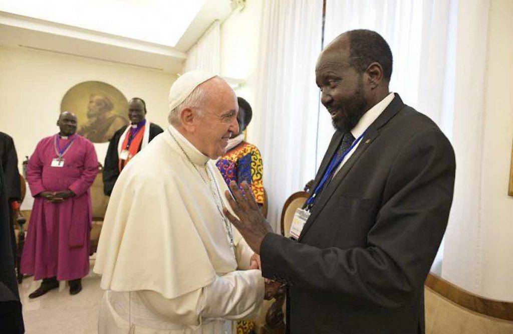 Papa Francesco Ritiro Spirituale Leaders Sud Sudan