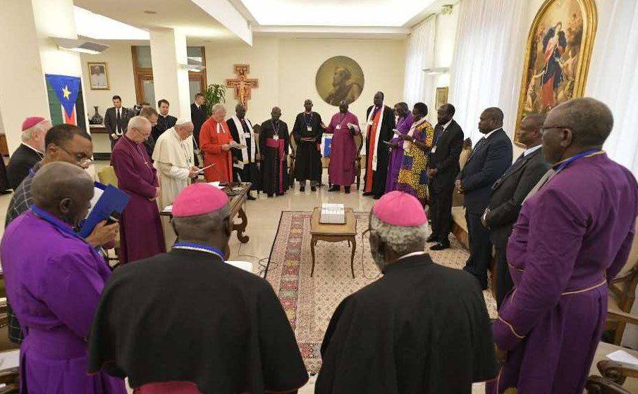 Papa Francesco Sud Sudan pace
