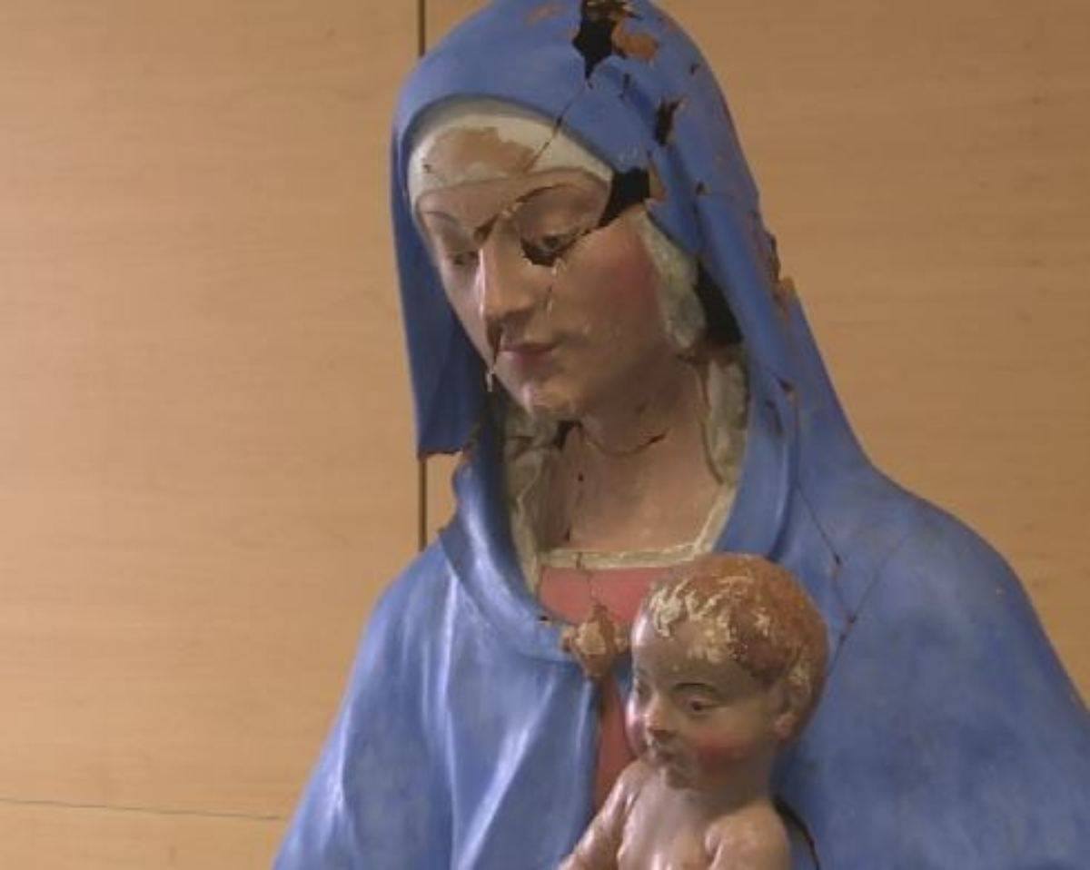 Macerata, riportata in vita la Madonna delle Rose