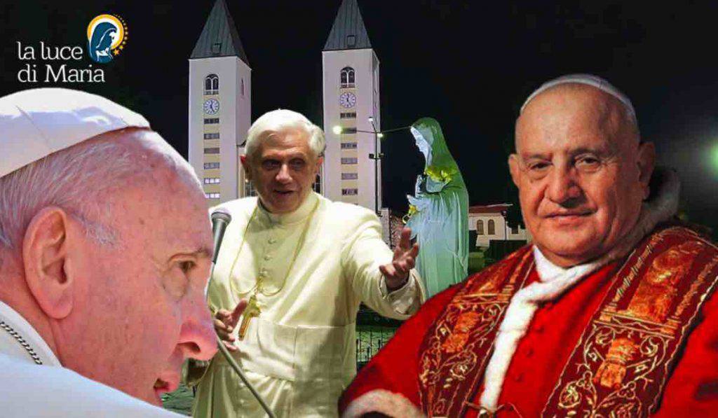 Medjugorje Giovanni XXIII Francesco Benedetto XVI