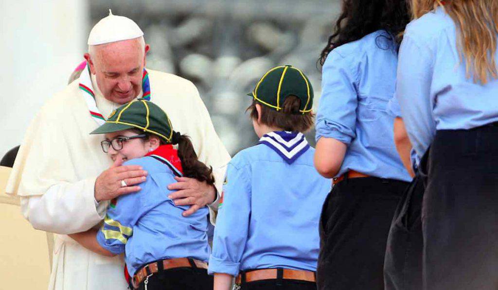 papa francesco scout incontro