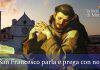 san Francesco parla e prega con noi