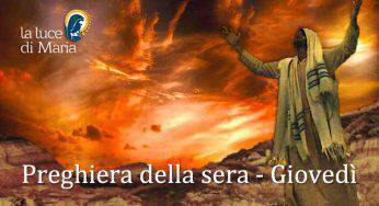 Preghiera della sera 23 Luglio 2020: “Benedici tutti coloro che portano la loro croce”