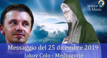Ultimo messaggio annuale da Medjugorje del 25 Dicembre 2019 a Jakov