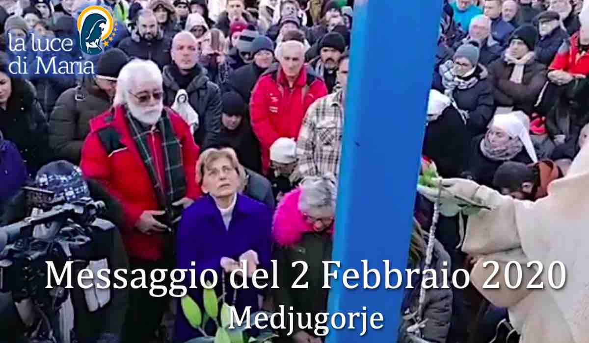 Medjugorje Messaggio 2 Febbraio 2020