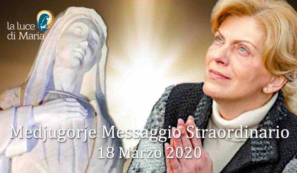 Medjugorje Messaggio 18 Marzo 2020