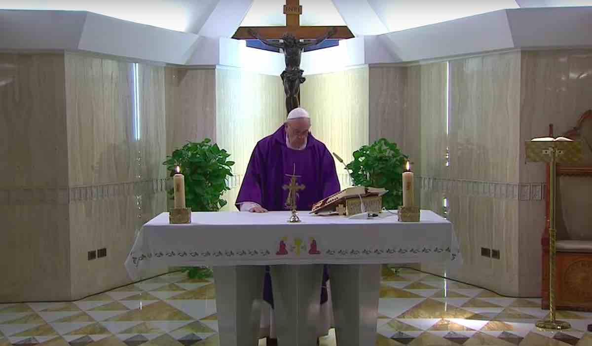 Papa Francesco Messa Santa Marta 30 Marzo 2020