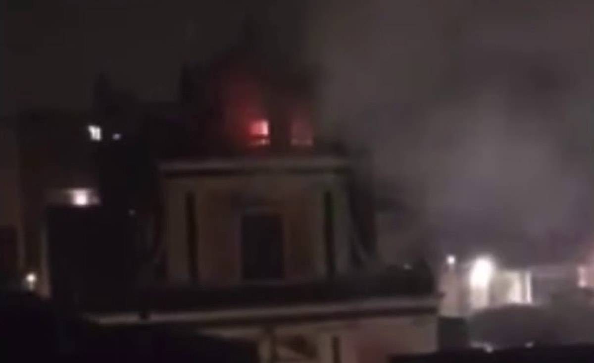 Incendio causa fulmine alla chiesa diSan Vito a Mascaluscia
