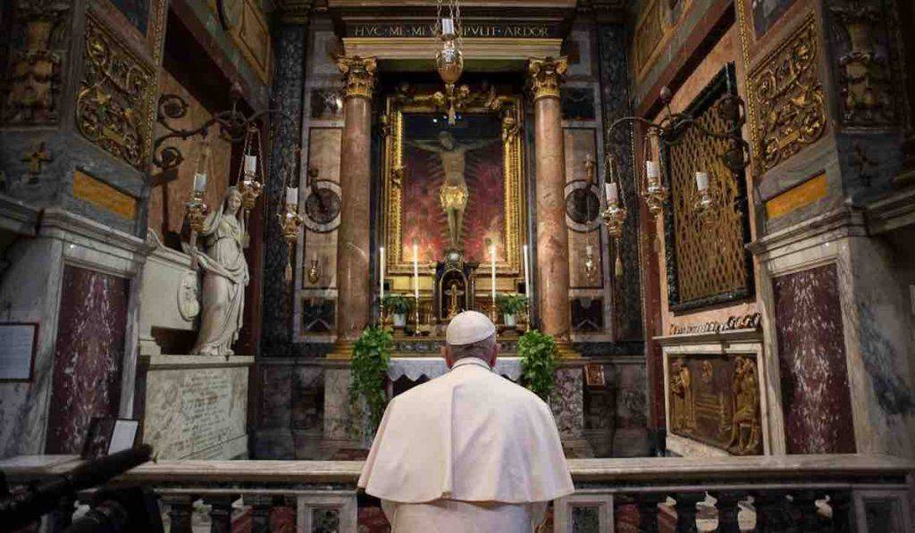 Crocifisso miracoloso a Roma nella Chiesa di San Marcello al Corso 