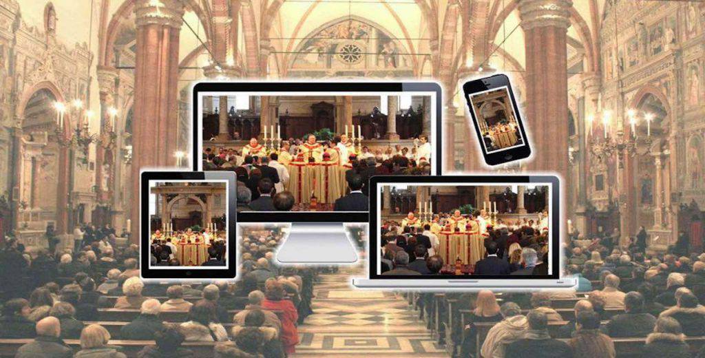 Le Sante Messe in diretta sul web, Facebook, YouTube, TV
