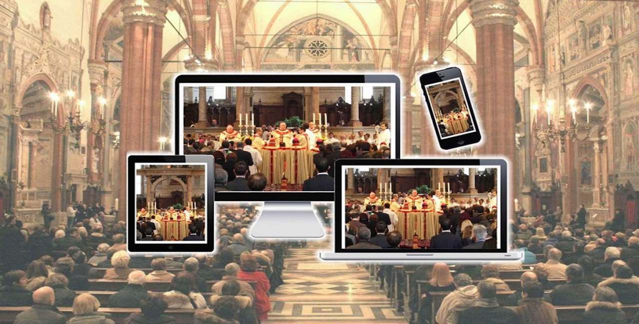 La Chiesa offre le Sante Messe in diretta sul web, Facebook, YouTube, TV
