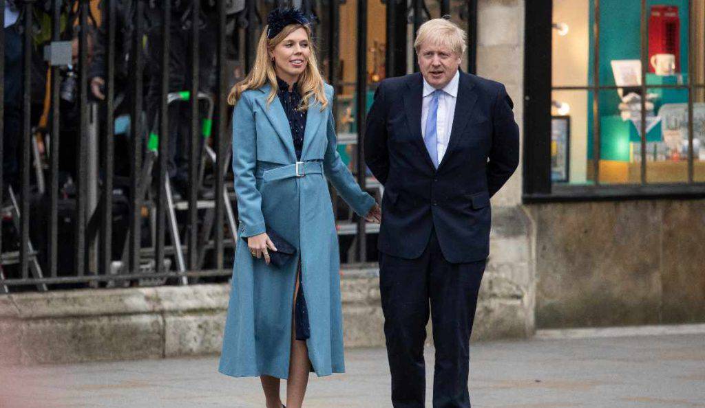 Carrie Symonds e Boris Johnson