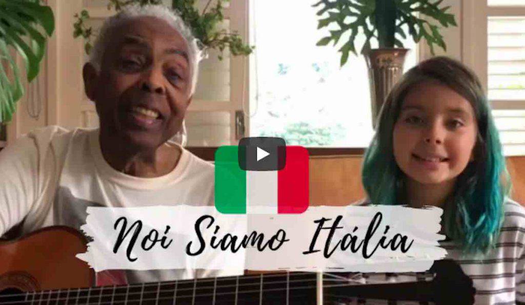 Coronavirus Gilberto Gil Noi siamo Italia