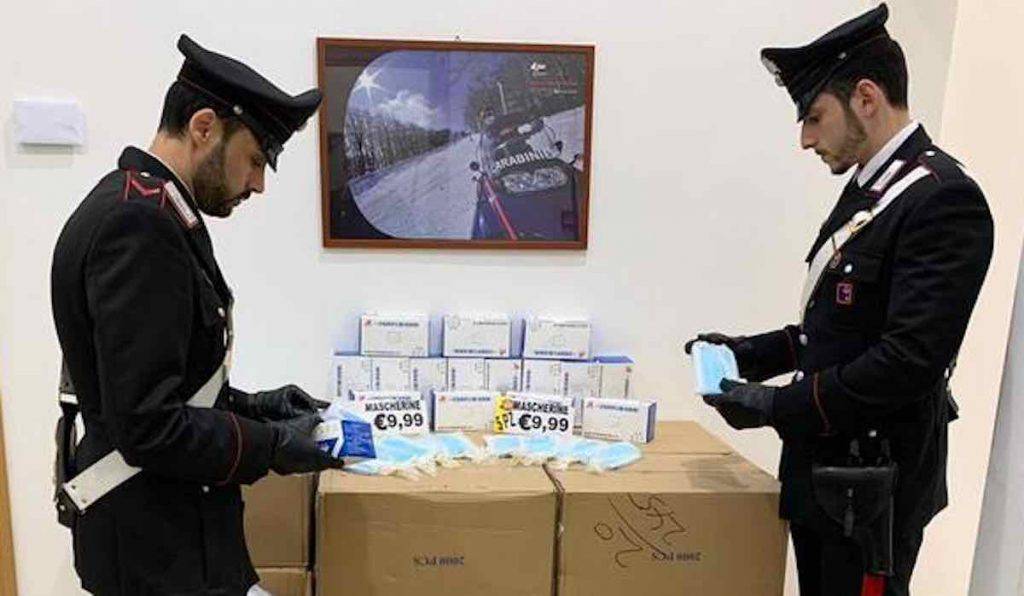 Coronavirus Truffe Carabinieri sequestro Roma