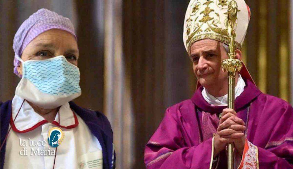 Cristiana Forni porta Eucarestia ospedale bologna