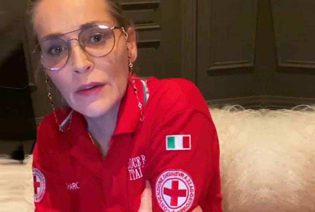 Sharon Stone Croce Rossa