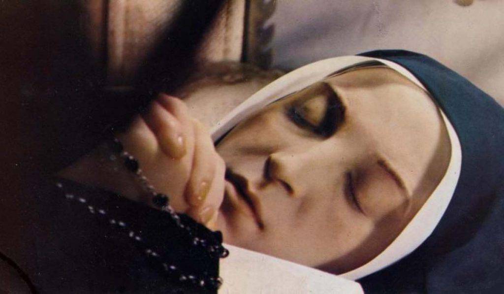 Il corpo incorrotto di Santa Bernadette Soubirus