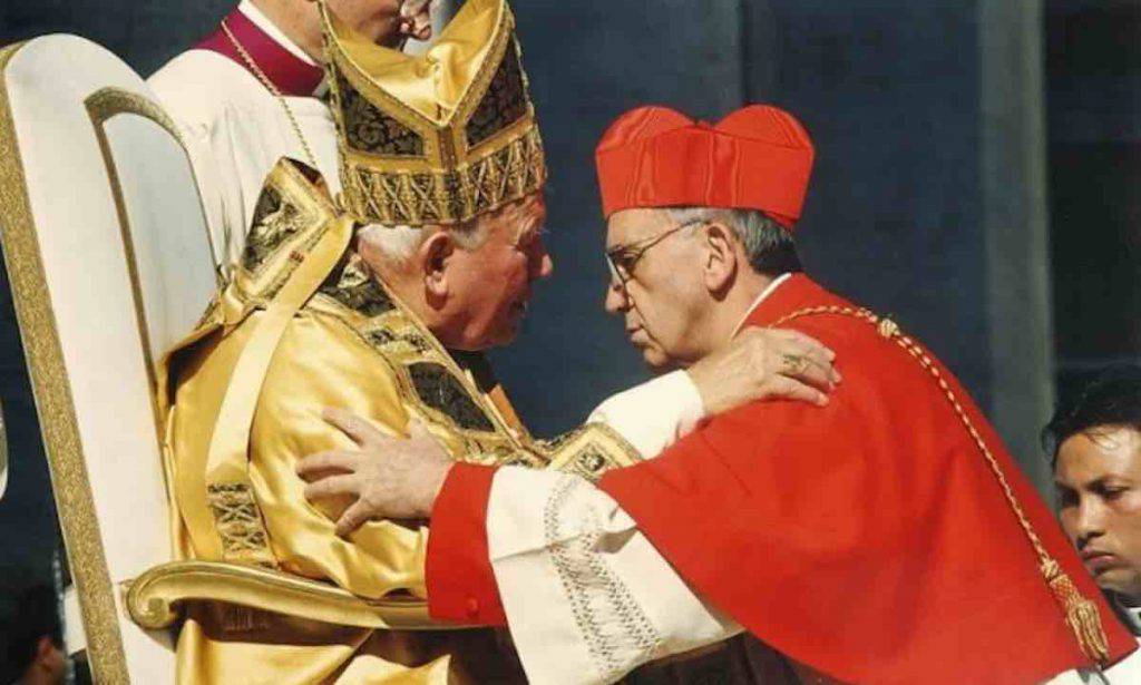 Giovanni Paolo II e card. Bergoglio