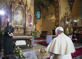 papa francesco e suor faustina