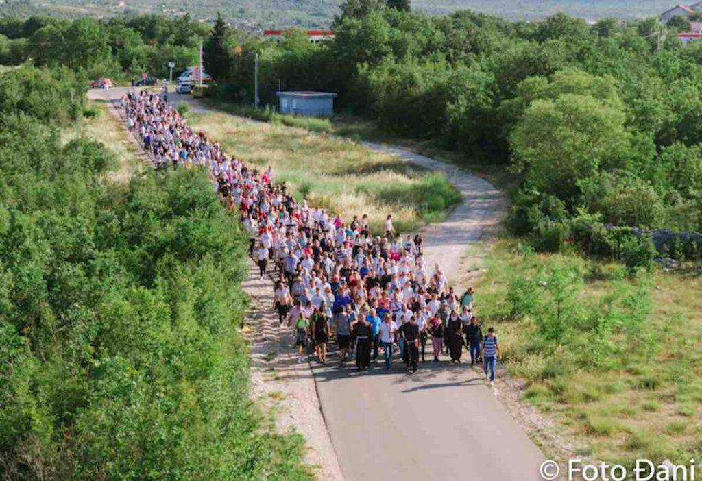 Marcia della Pace, da Humac a Medjugorje, 24 giugno 2020