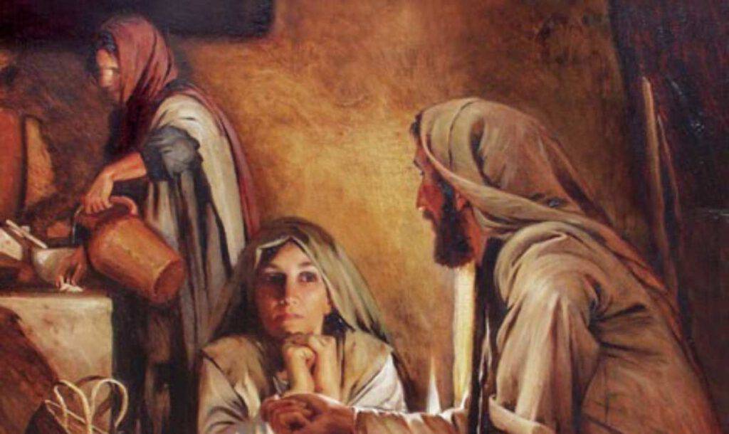 Marta, Maria e Gesù