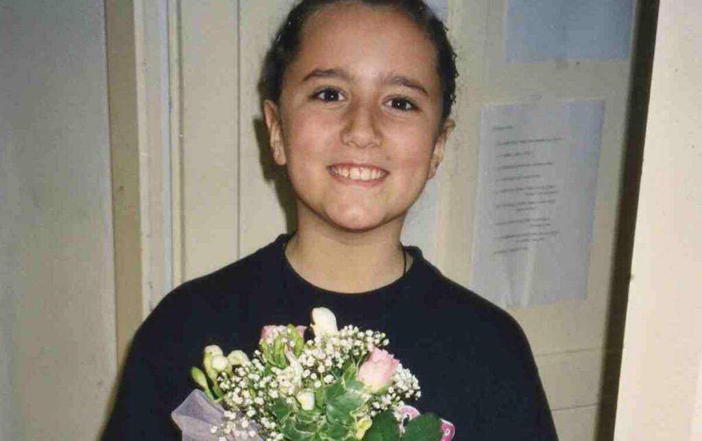 Eleonora Restori sempre sorridente come santa Maria Goretti