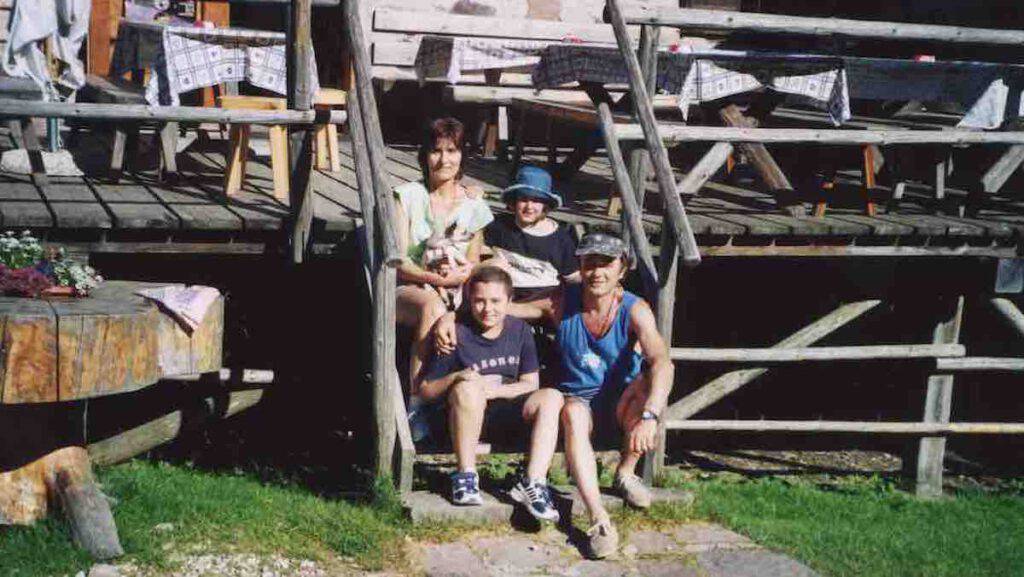 Famiglia Restori durante la malattia di Eleonora