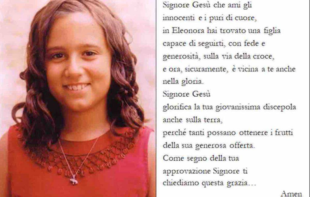 La preghiera d'intercessione a Eleonora Restori