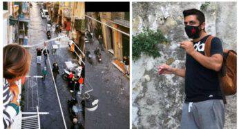 Dai balconi di Napoli, l’idea per non lasciare i bambini senza scuola