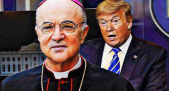 Mons. Viganò, lettera shock a Trump: denuncia il complotto mondiale