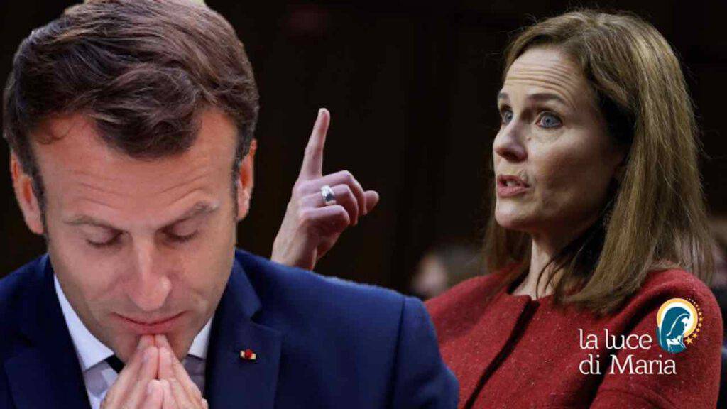 Emmanuel Macron Amy Coney Barrett