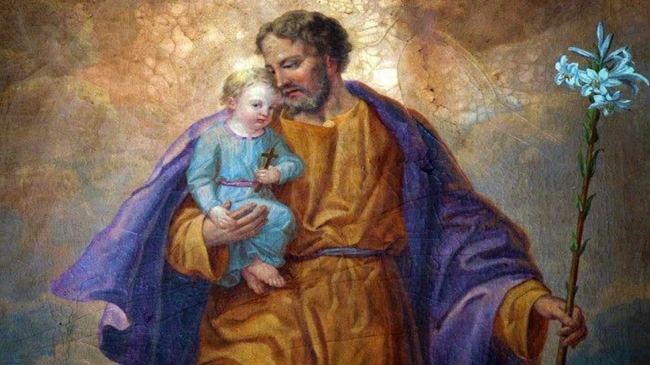 San Giuseppe con Gesù Bambino in braccio